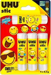 UHU Stic - Pegamento sin disolventes, 8,2 g, 4 unidades