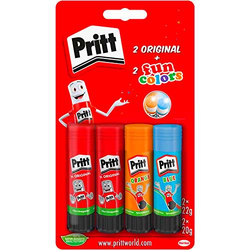 Pritt - Pegamento seguro y apto para niños para trabajos de arte y manualidades