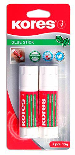 Kores Blister 2 pegamento Stick 15 g Kores
