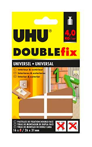 Uhu Doublefix Ultra fuerte universal en pastillas adhesivas