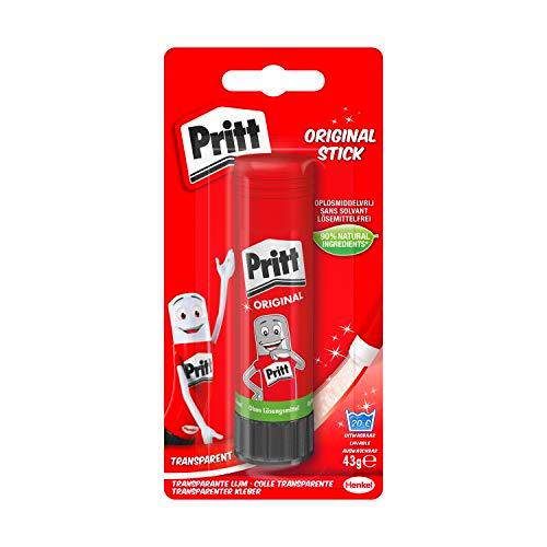 Pritt 101939574 adhesivo - Goma (De U, Rojo, Caja de cartón