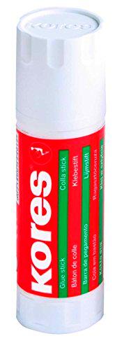 Kores 12402-06 - Juego de 6 barras de pegamento sólido/lavable/no tóxico, 40 g