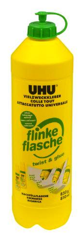 UHU 46325 810ml adhesivo - Goma (Amarillo, Caja de cartón