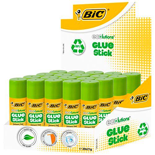 Klej ECOlutions Glue Stic 21g display 20 sztuk
