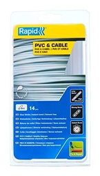 Rapid 40107363 40107363-Cola 250g D12x190 mm. PVC/Cable