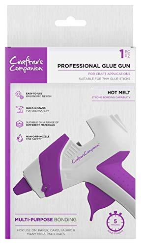 Crafter's Companion CC-TOOL-EU-HGG Pistola de pegamento de fusión en caliente profesional proyectos de artesanía