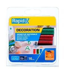 Rapid 40108462 40108462-Cola 125g BT Ovalada Rojo Verde y Azul Purpura