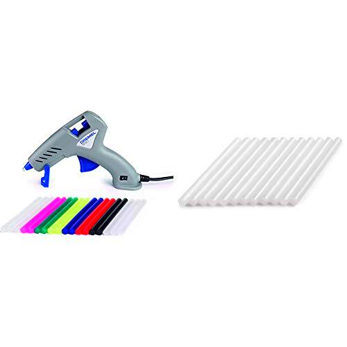 Dremel pistola silicona GlueGun 930 + Dremel 2615GG01JA Barras de cola de alta temperatura multiusos de 7 mm (GG01)