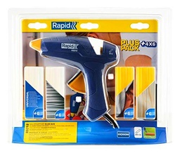 Rapid EG212 pistola de termofusión diámetro 12 mm con 4 tipos de pegamento 24 pcs