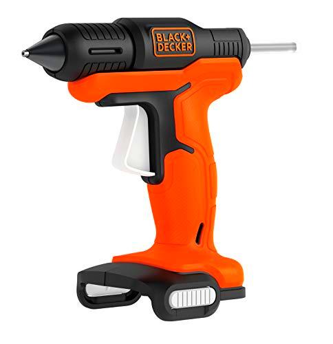 Black+Decker BDCGG12N-XJ BDCGG12N-XJ-Pistola de Cola Termofusible 12V sin batería/Cargador